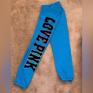 Victoria Secret PINK Blue Joggers/Sweatpants
